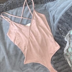 Cream one piece (thong)